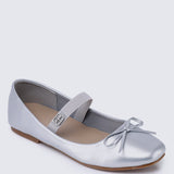 Beyonca Comfy Ballerina In SilverShoes - myballerine