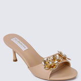 Blossom Comfy Heels In NudeShoes - myballerine