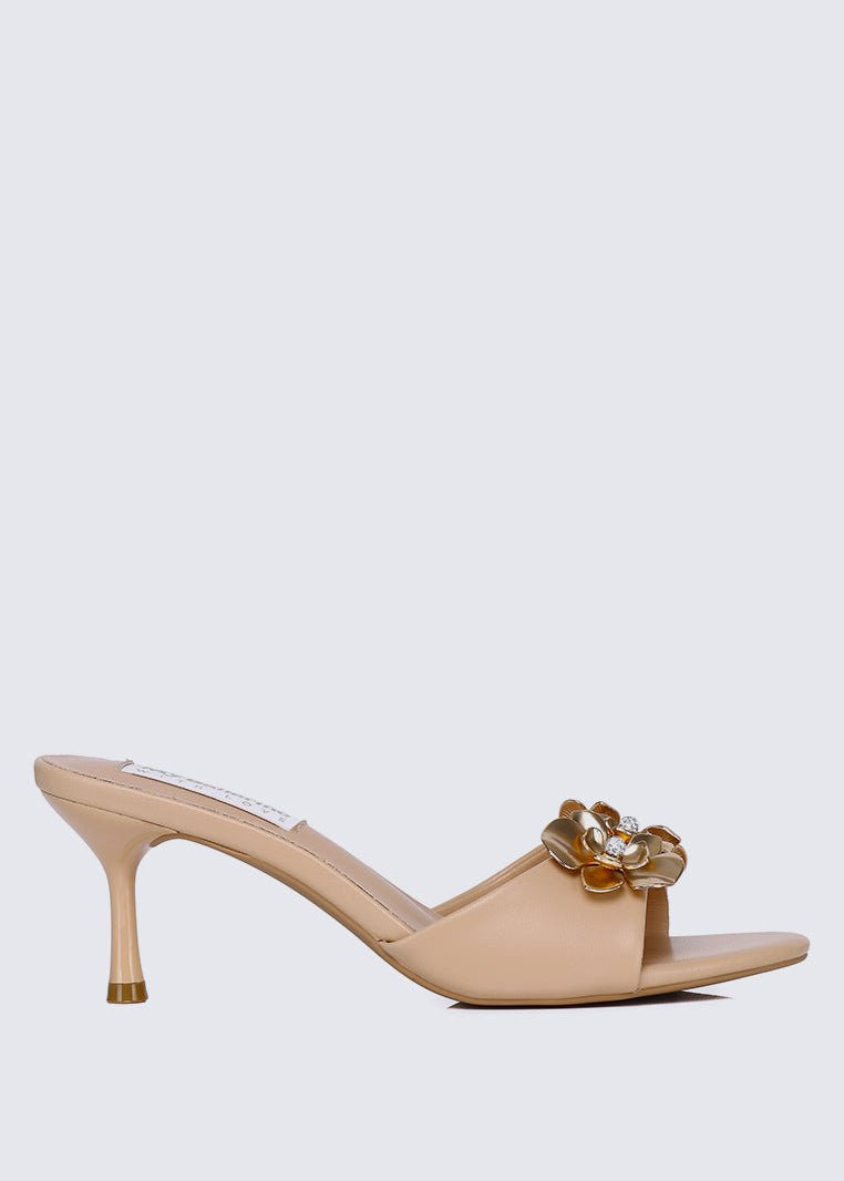 Blossom Comfy Heels In NudeShoes - myballerine