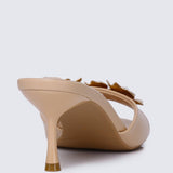 Blossom Comfy Heels In NudeShoes - myballerine