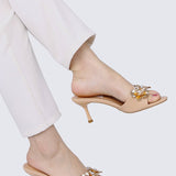 Blossom Comfy Heels In NudeShoes - myballerine