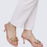 Blossom Comfy Heels In PinkHeels - myballerine