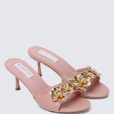 Blossom Comfy Heels In PinkShoes - myballerine