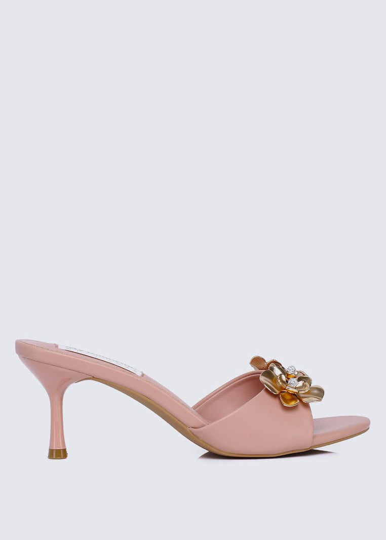 Blossom Comfy Heels In PinkShoes - myballerine