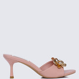 Blossom Comfy Heels In PinkShoes - myballerine