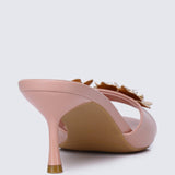 Blossom Comfy Heels In PinkShoes - myballerine