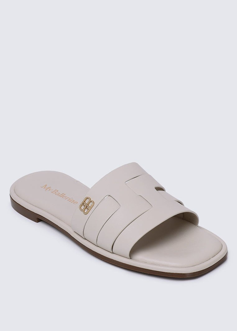 Bobi Comfy Sandal In AlmondShoes - myballerine