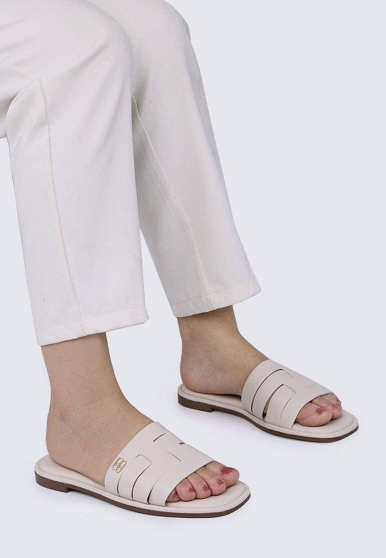 Bobi Comfy Sandal In AlmondShoes - myballerine