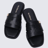 Bobi Comfy Sandal In BlackShoes - myballerine