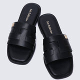 Bobi Comfy Sandal In BlackShoes - myballerine
