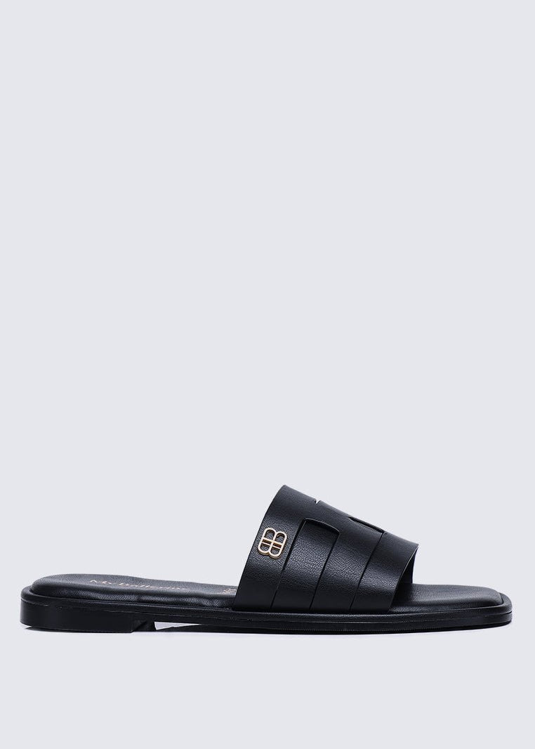Bobi Comfy Sandal In BlackShoes - myballerine
