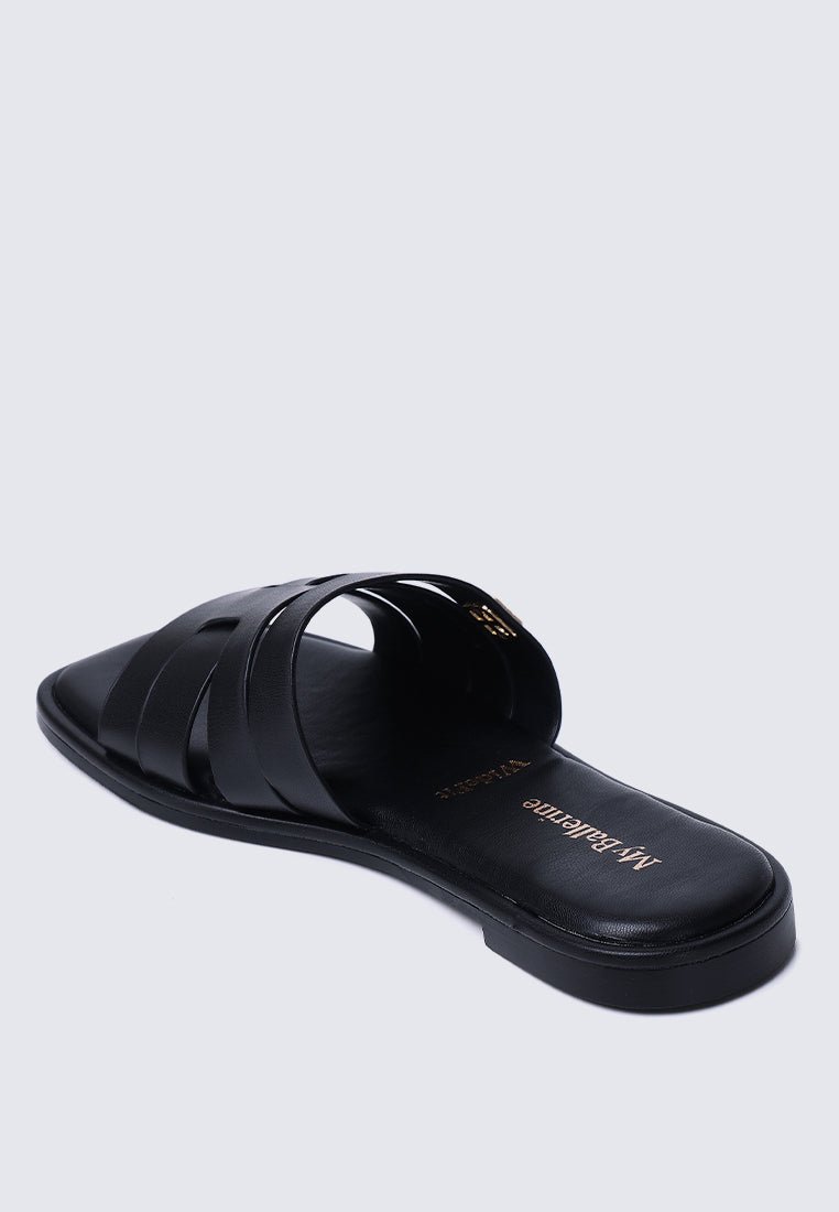 Bobi Comfy Sandal In BlackShoes - myballerine