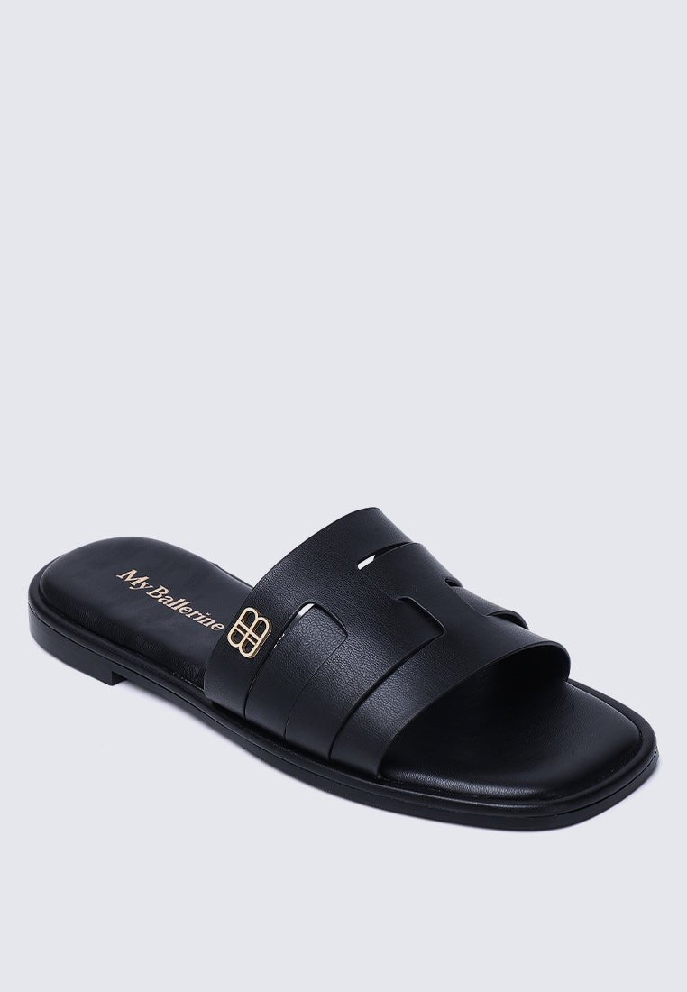 Bobi Comfy Sandal In BlackShoes - myballerine