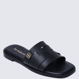 Bobi Comfy Sandal In BlackShoes - myballerine