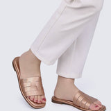 Bobi Comfy Sandal In Rose GoldShoes - myballerine