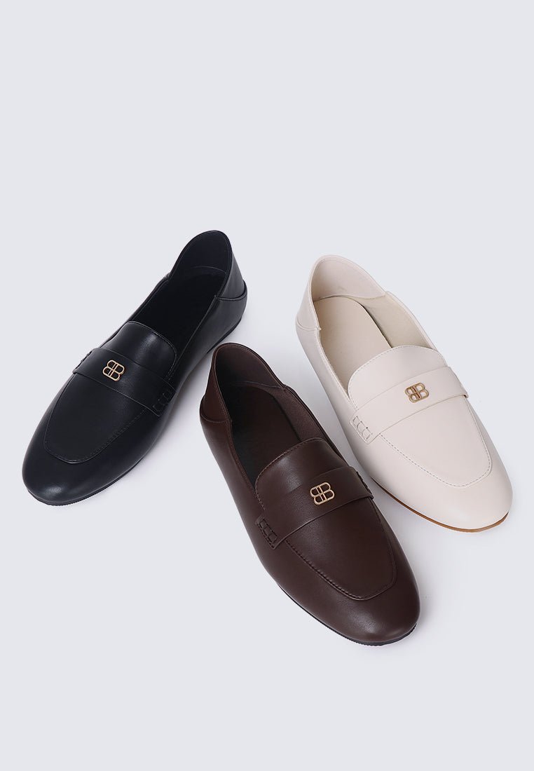 Bonbon Comfy Loafer In BeigeLoafers - myballerine