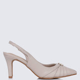 Bovis Comfy Heels In AlmondShoes - myballerine