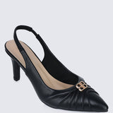 Bovis Comfy Heels In BlackShoes - myballerine