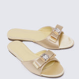 Bowelle Comfy Sandals In Light YellowSandals - myballerine