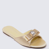 Bowelle Comfy Sandals In Light YellowSandals - myballerine