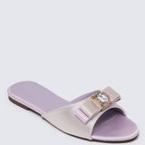 Bowelle Comfy Sandals In LilacSandals - myballerine