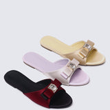 Bowelle Comfy Sandals In LilacSandals - myballerine