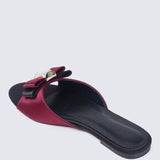 Bowelle Comfy Sandals In MaroonSandals - myballerine