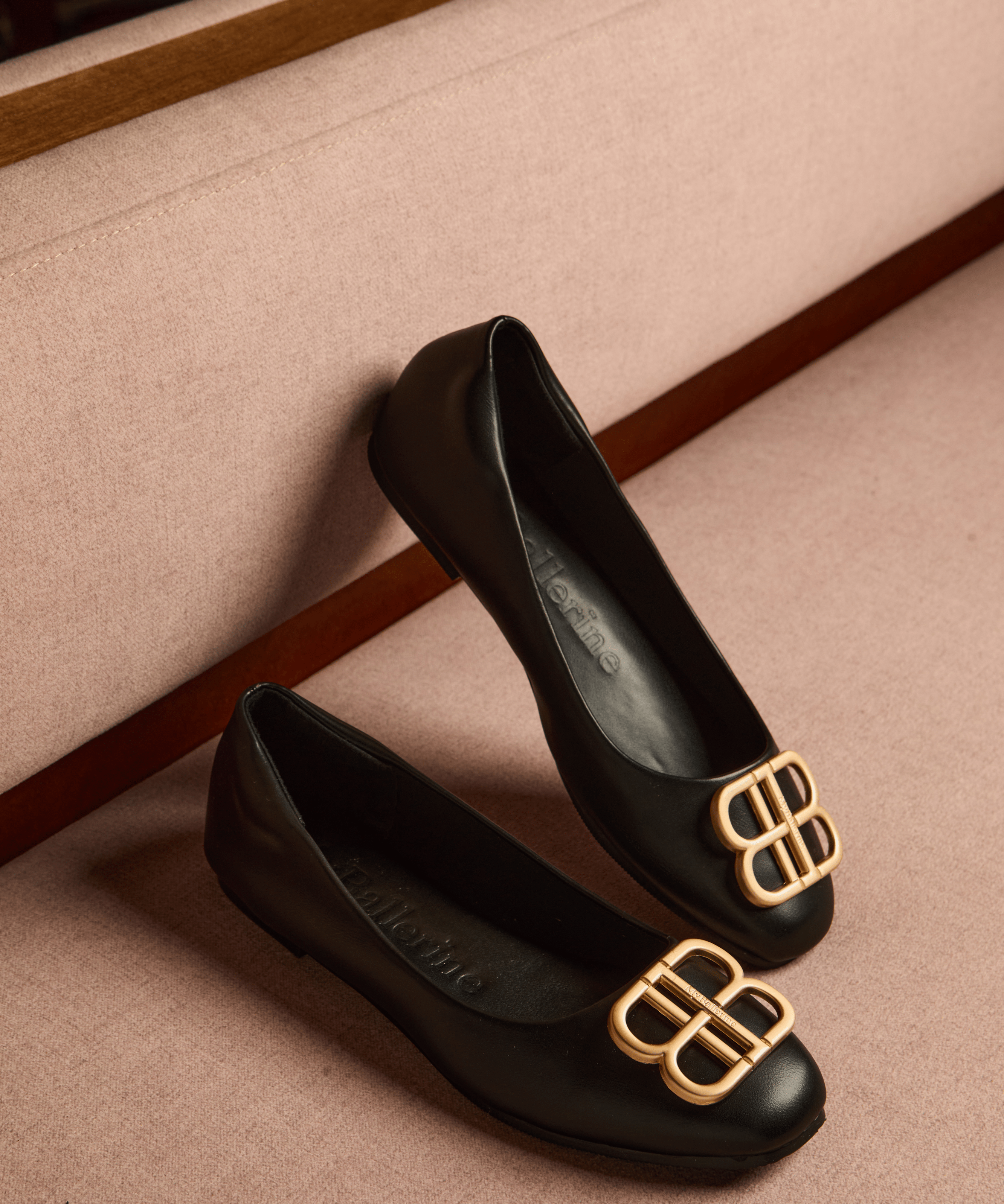 Brenda Comfy Ballerina BlackShoes - myballerine