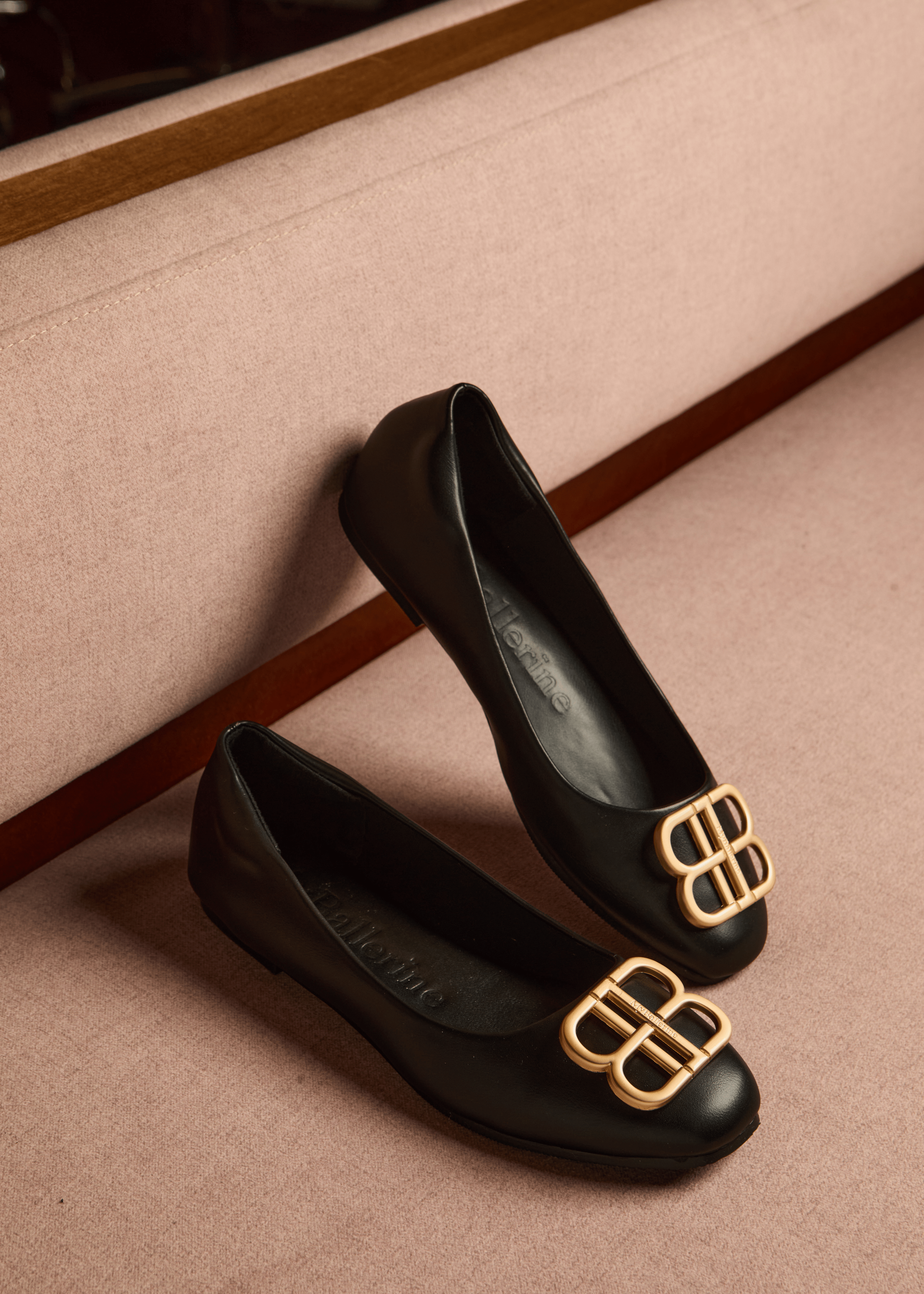 Brenda Comfy Ballerina BlackShoes - myballerine