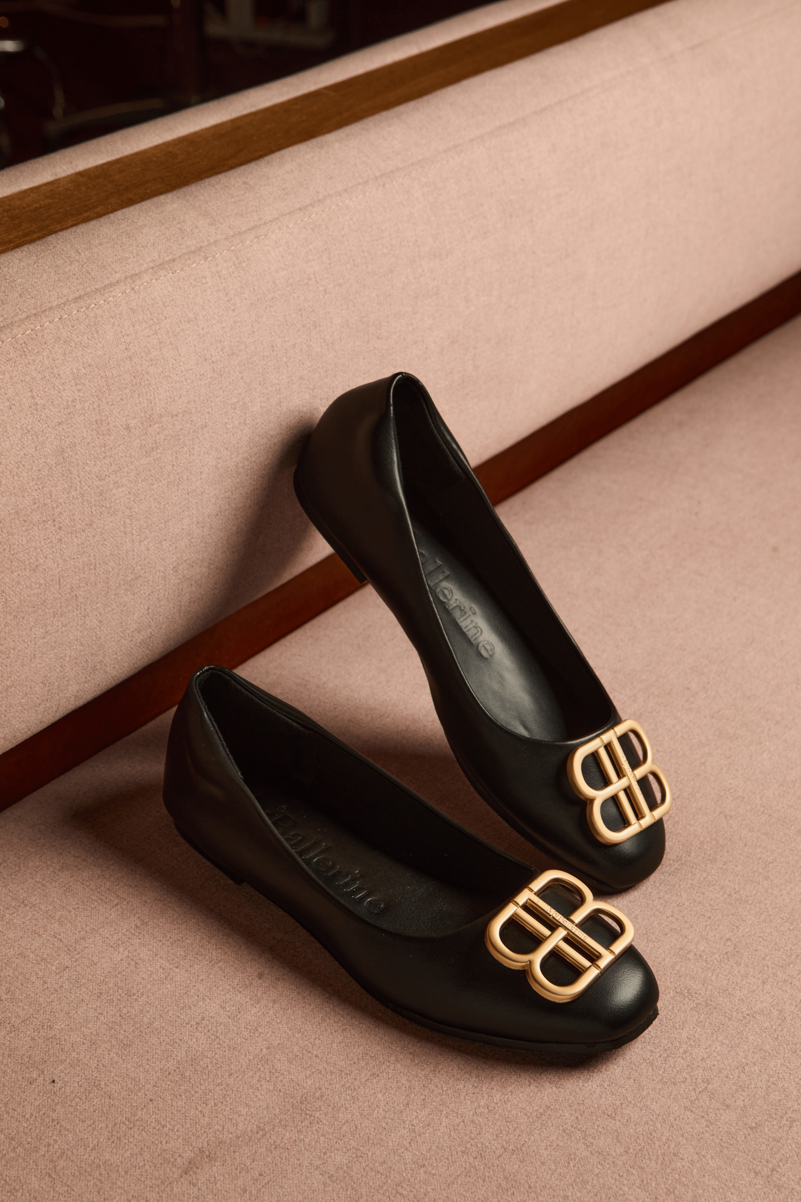 Brenda Comfy Ballerina BlackShoes - myballerine