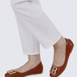 Brenda Comfy Ballerina BrownShoes - myballerine