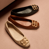 Brenda Comfy Ballerina In BrownBallerina - myballerine