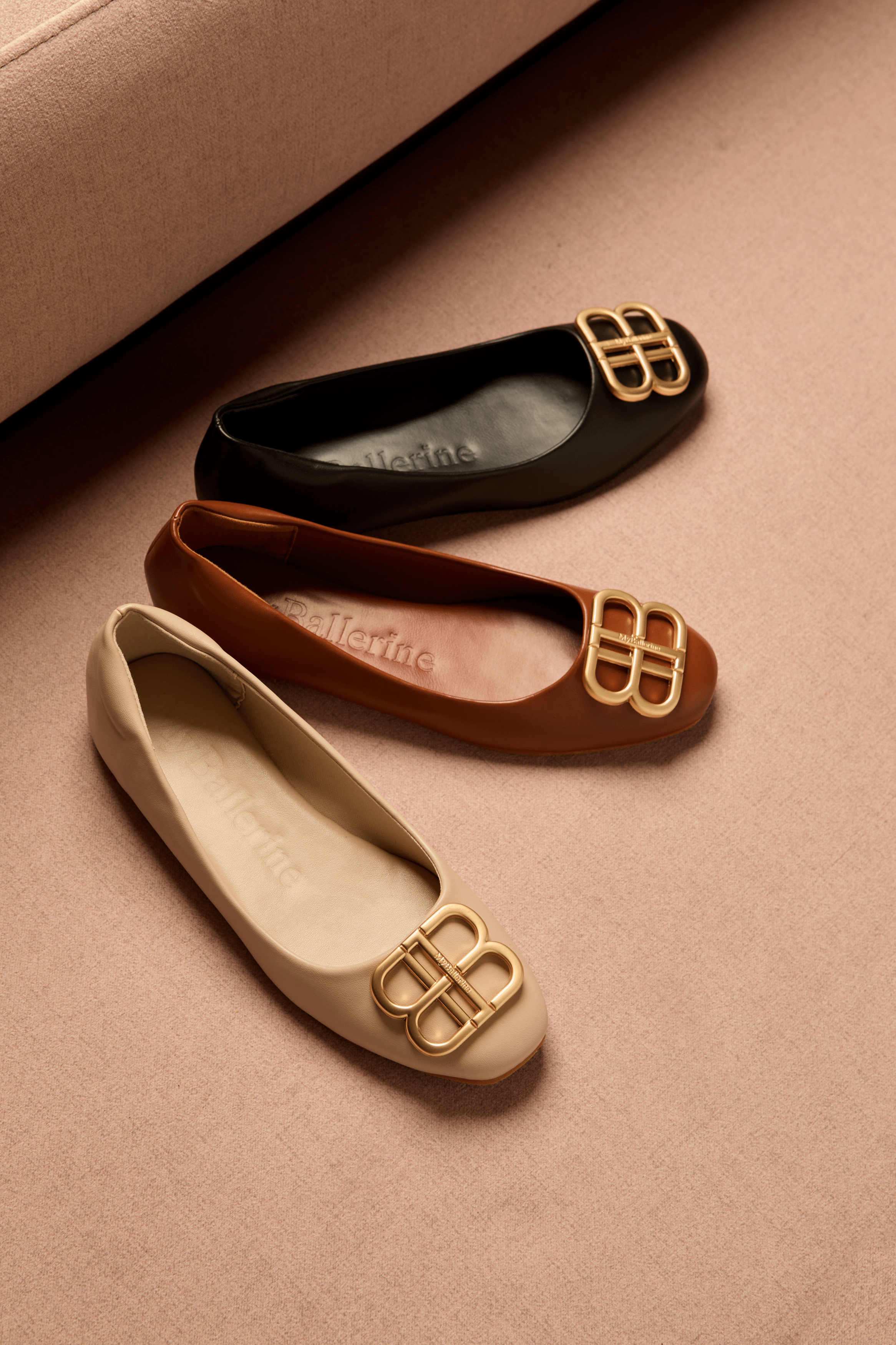 Brenda Comfy Ballerina In BrownBallerina - myballerine