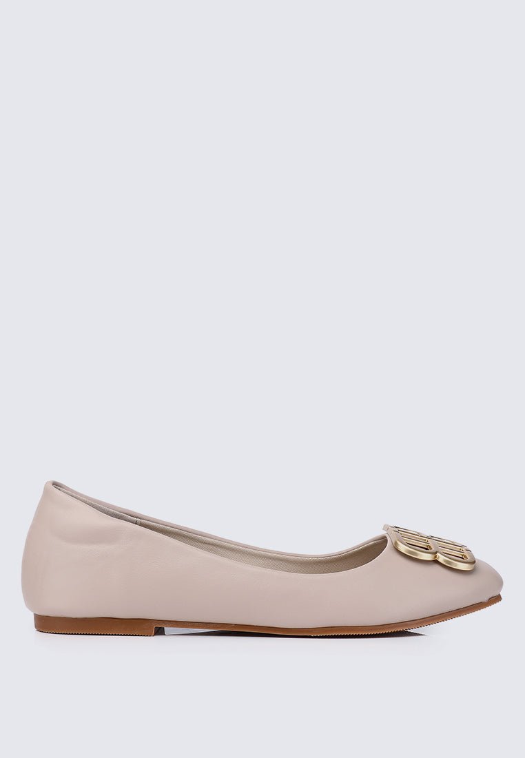 Brenda Comfy Ballerina TaupeShoes - myballerine
