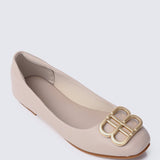 Brenda Comfy Ballerina TaupeShoes - myballerine