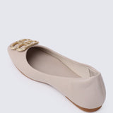 Brenda Comfy Ballerina TaupeShoes - myballerine