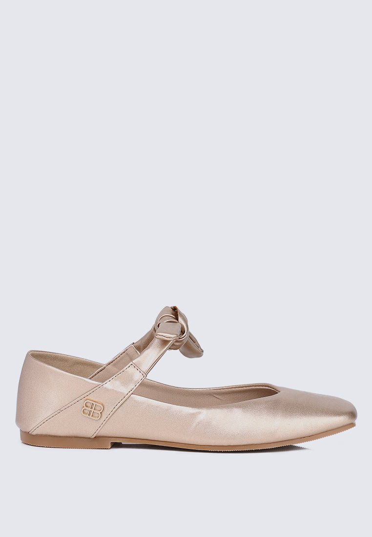 Brenee Comfy Ballerina In Rose GoldShoes - myballerine