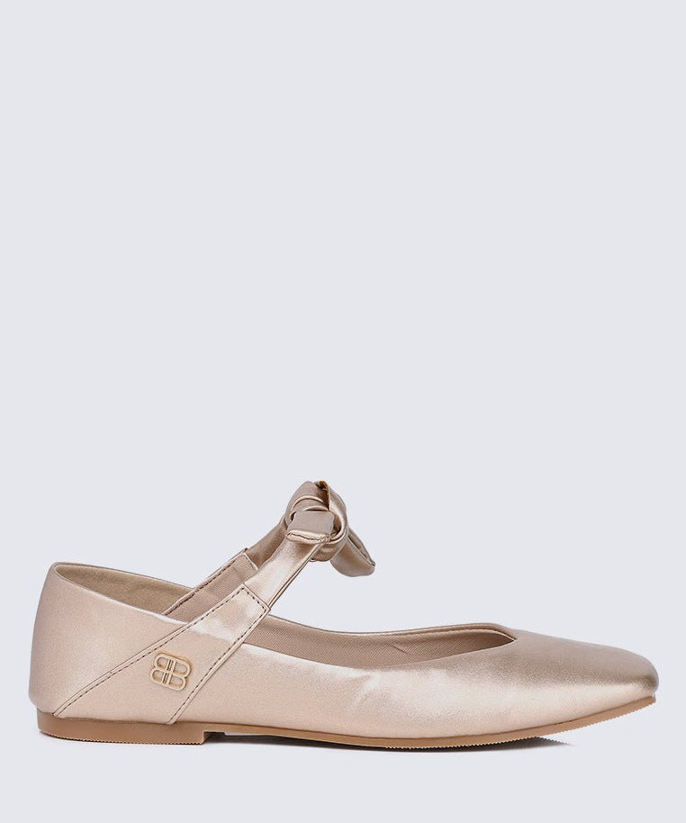Brenee Comfy Ballerina In Rose GoldShoes - myballerine