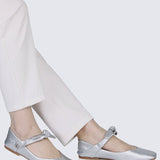 Brenee Comfy Ballerina In SilverBallerina - myballerine