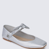 Brenee Comfy Ballerina In SilverBallerina - myballerine