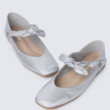 Brenee Comfy Ballerina In SilverBallerina - myballerine