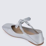 Brenee Comfy Ballerina In SilverBallerina - myballerine