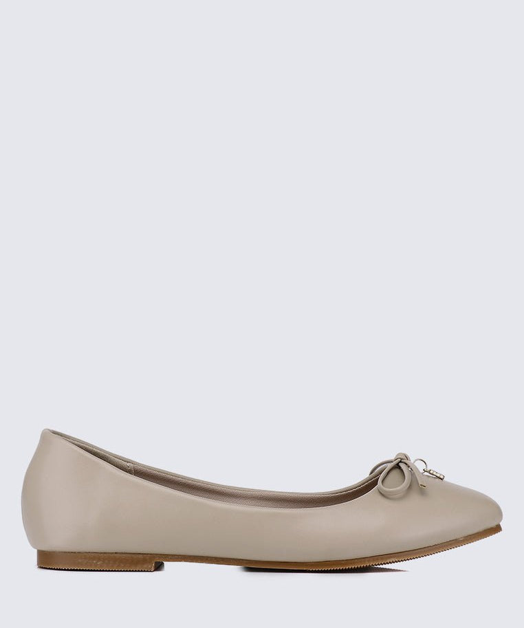 Briony Comfy Ballerina In AlmondShoes - myballerine