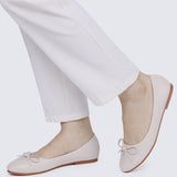 Briony Comfy Ballerina In Beige - myballerine