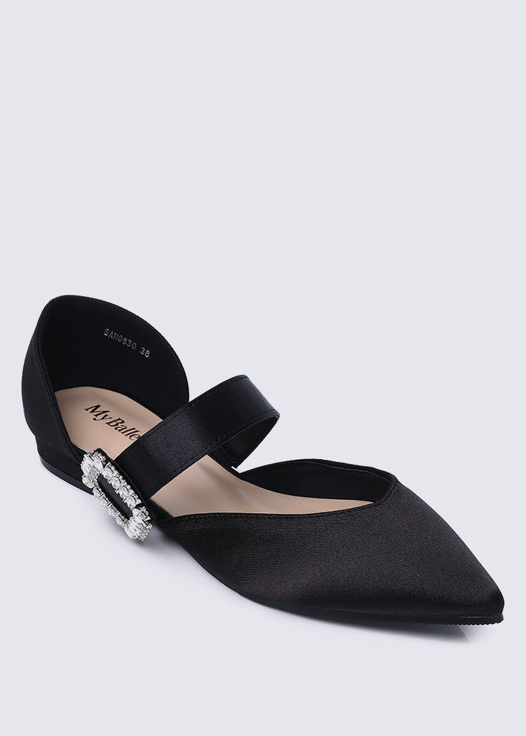 Calista Comfy Ballerina In BlackShoes - myballerine