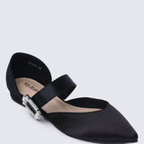 Calista Comfy Ballerina In BlackShoes - myballerine