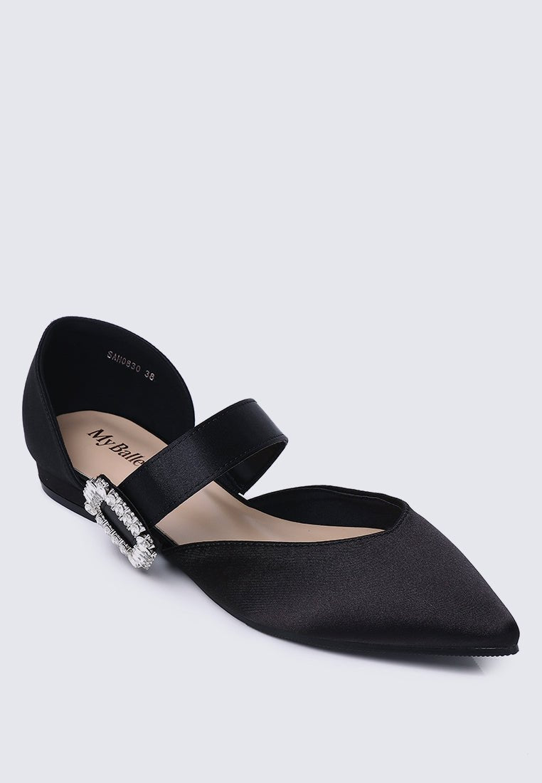 Calista Comfy Ballerina In BlackShoes - myballerine