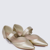 Calista Comfy Ballerina In GoldShoes - myballerine