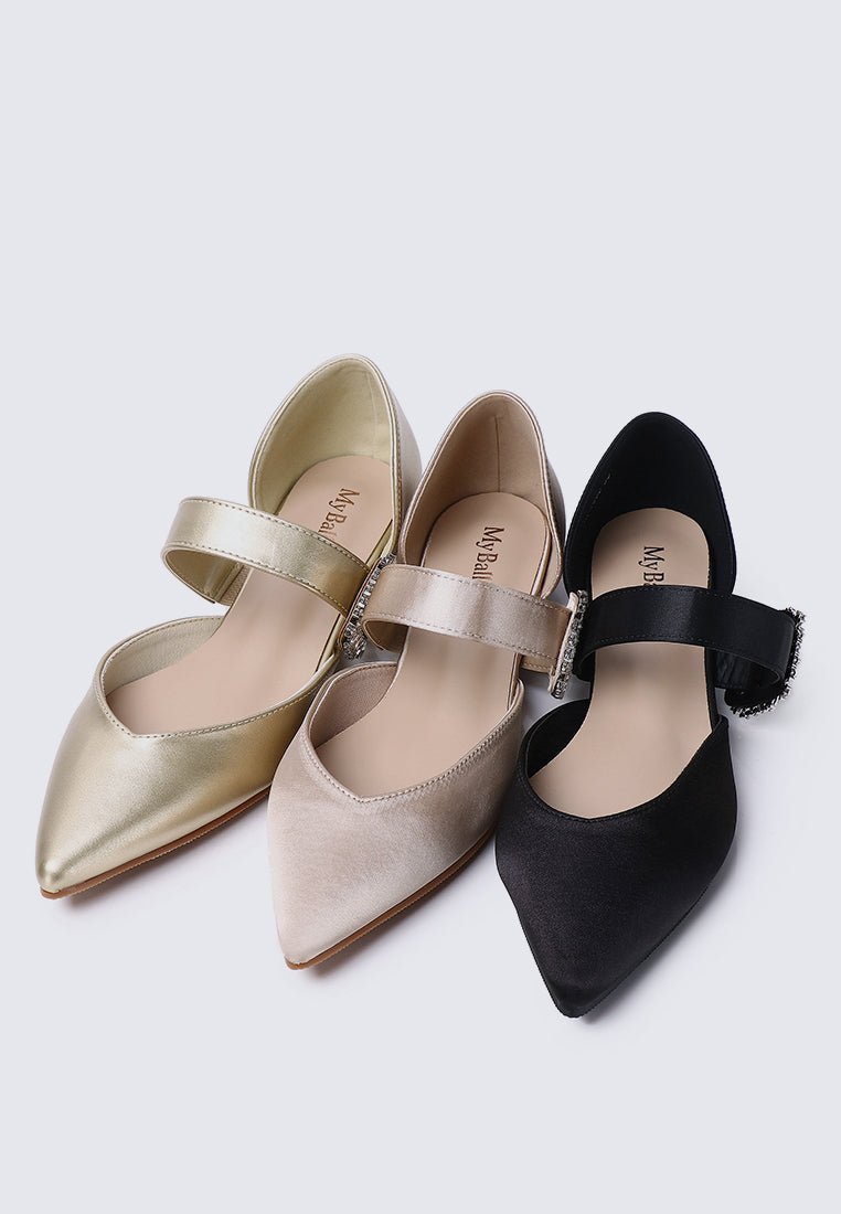 Calista Comfy Ballerina In GoldShoes - myballerine