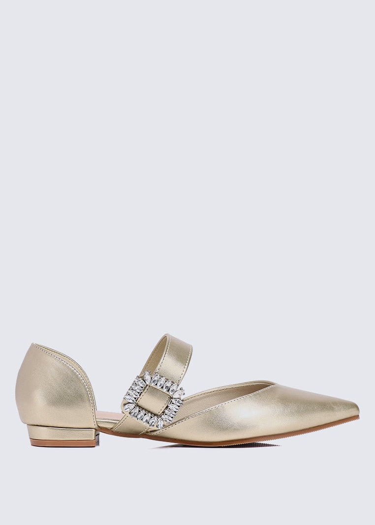 Calista Comfy Ballerina In GoldShoes - myballerine